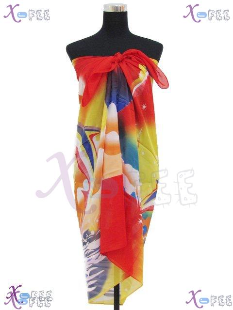 estj00144 NEW Hawaii Wrap Swimwear Dolphin Multi-color Bronzing Italy Muslin Beach Sarong 2