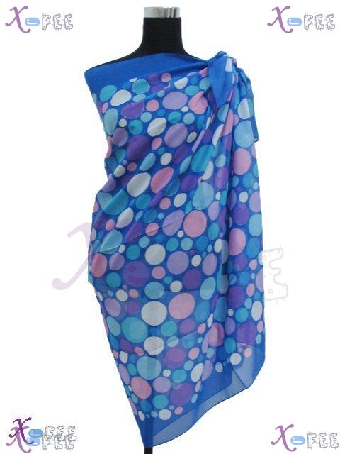 estj00155 New Fashion Shawl Multi-color Swimwear Italy Muslin Bronzing Wrap Beach Sarong 3