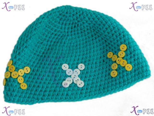 mzst00204 Green Collection Woman Accessory Collection Beanie Knit Buttons Winter Cap Hat 4