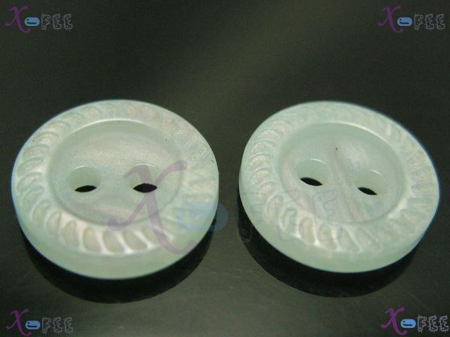nkpf01286 New Wholesale 50PCS 18L Sewing Notions RESIN Transparent Costume Textile Buttons 2