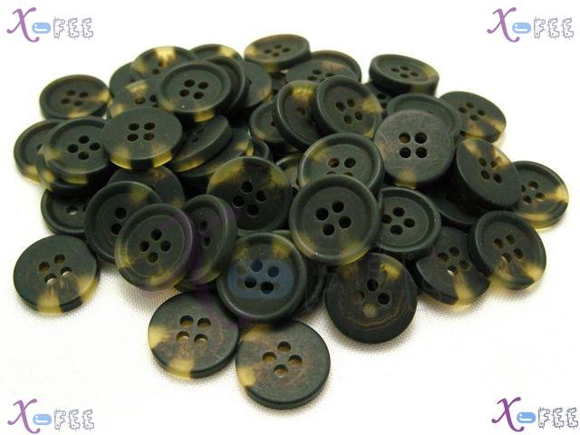 nkpf01287 Wholesale 20PCS Crafts Sewing Fabric Suit 24L Resin Transparent Costume Buttons 1
