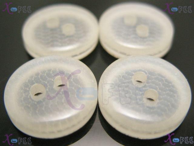 nkpf01293 Wholesale Crafts Sewing Fabric Fashion 50PCS 20L Resin Silver Costume Buttons 3