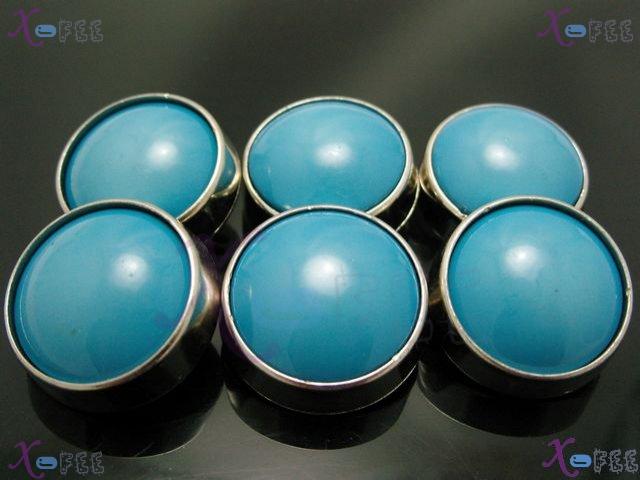 nkpf01295 Textile Wholesale 6PCS 48L Blue Resin Sewing & Fabric Oversize Costume Buttons 1