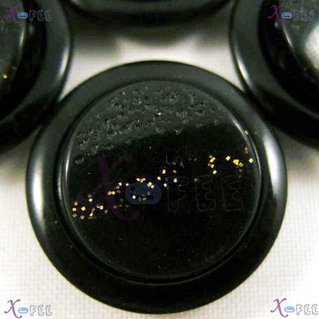 nkpf01317 Golden Stereoscopic Wholesale Lots 10pcs 40L Custume Sewing Resin China Buttons 1