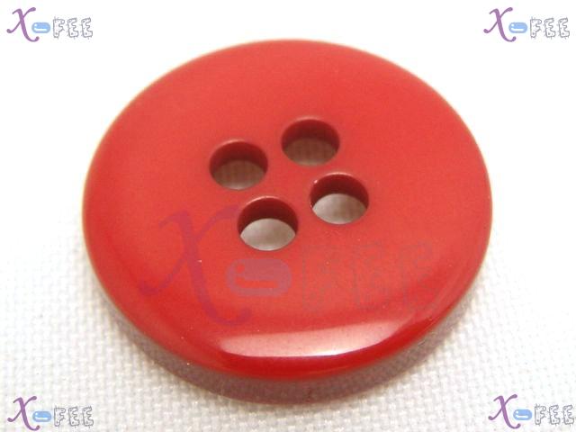 nkpf01352 NEW Wholesale Lots 5pcs Collectibles Craft Sewing 36L Red Plastic Resin Buttons 2