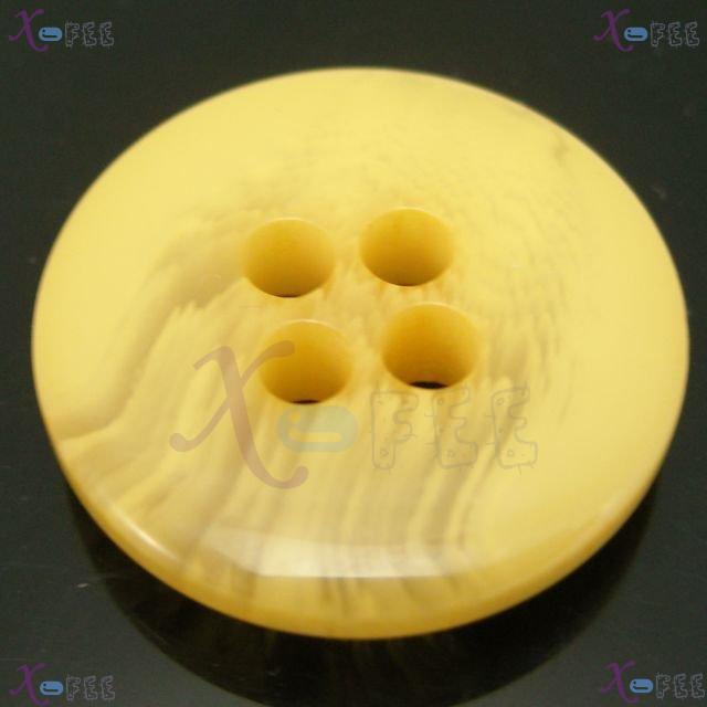 nkpf01358 NEW Wholesale Lot 5pcs Collectibles Craft Sewing 34L Yellow High-quality Buttons 2
