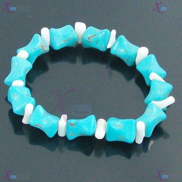 sl00625 Hot! NEW White Coral Woman Tibet Jewelry Turquoise Design Charm Fashion Bracelet 1