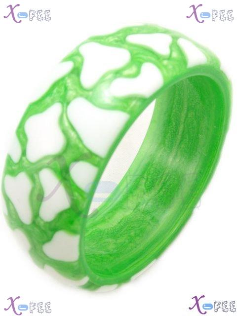 sz00259 Green Mode Fashion Jewelry Collection Broadbrimmed Resin Jewelry Bangle Bracelet 3