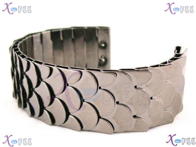 sz00282 Ringent Prom Fashion Jewelry Ornament Glittering Fish Scale Bangle Bracelet 3