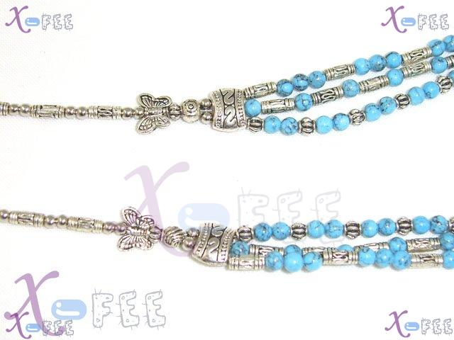 tsxl00011 New Stylist Craftsworks Asian Tibetan Jewelry Turquoise Silver Handmade Necklace 3