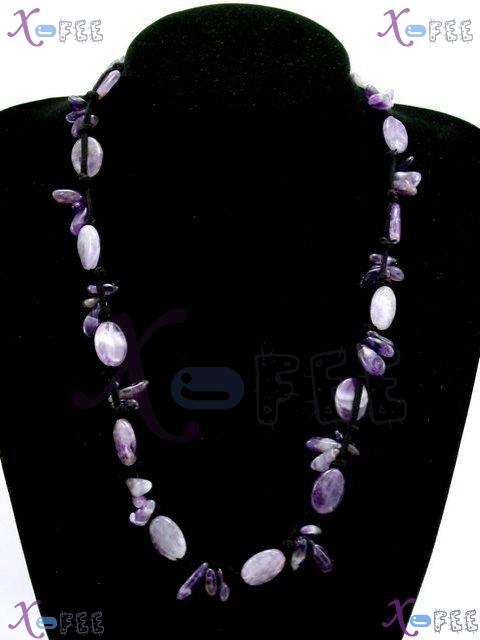 tsxl00644 New Mode Tibet Collection Fashion Jewelry Ornament Auspicious Amethyst Necklace 1
