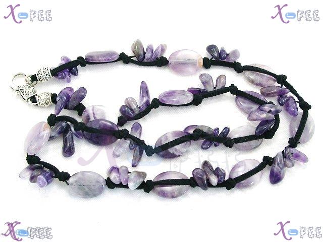 tsxl00644 New Mode Tibet Collection Fashion Jewelry Ornament Auspicious Amethyst Necklace 2
