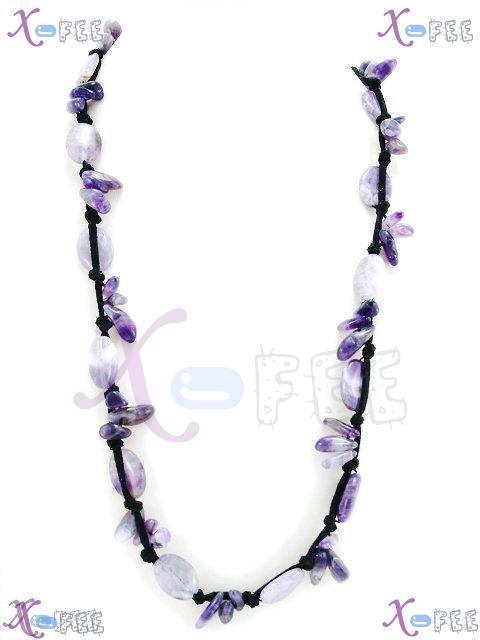 tsxl00644 New Mode Tibet Collection Fashion Jewelry Ornament Auspicious Amethyst Necklace 4