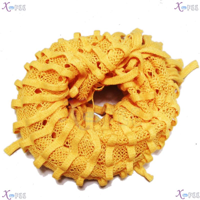 wb00033 NEW Soft Noodle Style Winter Warm Fashion Wool Acrylic Neck Warmer Yellow Scarf 4