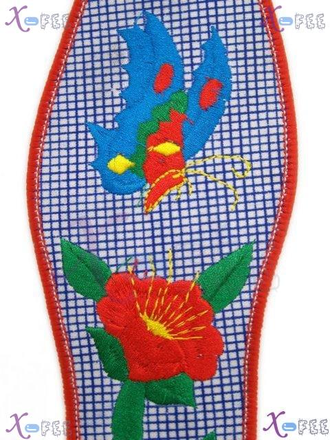 xhxd00003 Breathable Beautiful Durable Cotton Embroidered Insole 2