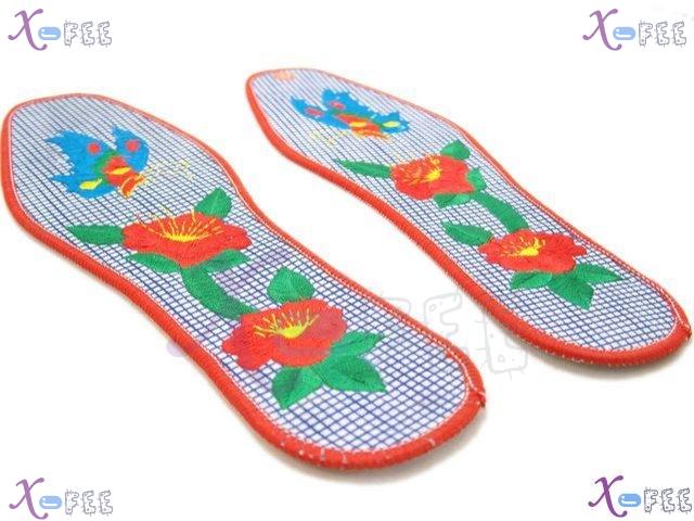 xhxd00003 Breathable Beautiful Durable Cotton Embroidered Insole 4