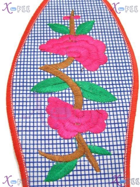 xhxd00004 Breathable Deodorant Colorful Cotton Embroidered Insole 2