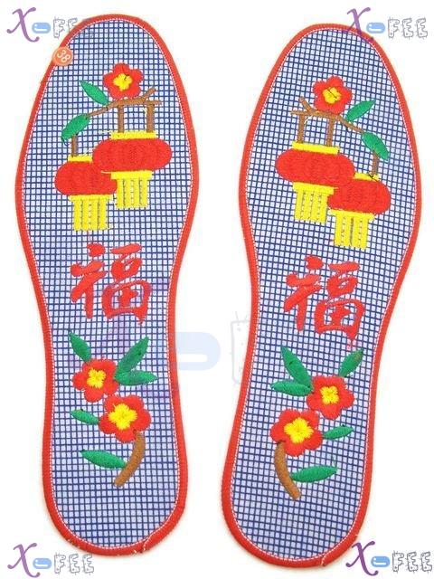 xhxd00005 Breathable Deodorant Modish Cotton Embroidered Insole 1