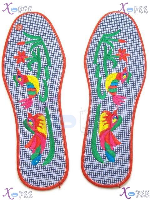 xhxd00008 Fancy Breathable Deodorant Cotton Embroidered Insole 1