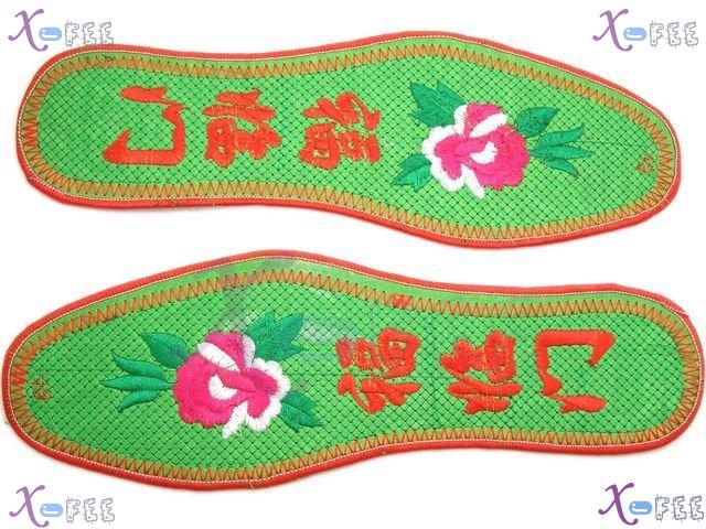 xhxd00021 Fad Blessing Coming Durable Cotton Embroidered Insole 4