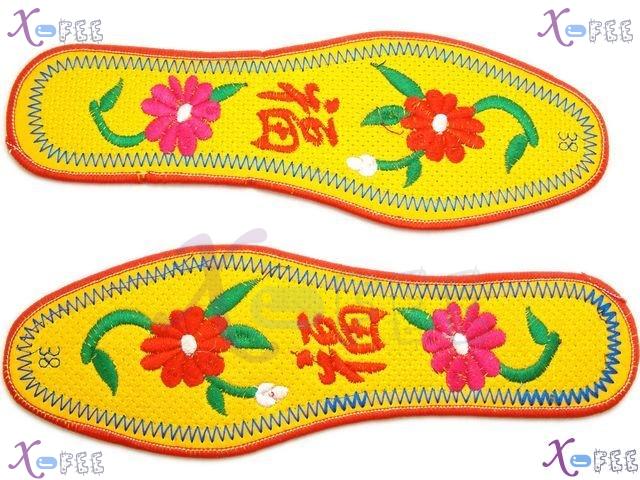 xhxd00022 Blessing Breathable Durable Cotton Embroidered Insole 4