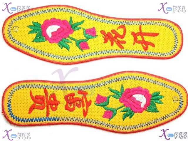 xhxd00026 Fancy Riches&Honour Durable Cotton Embroidered Insole 4