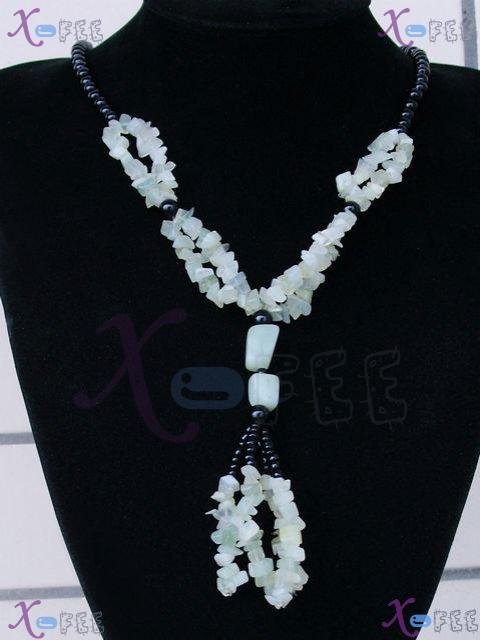 xl00455 New Mode Fashion Jewelry Collection Ornament Aventurine Black Onyx Long Necklace 1