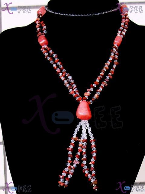 xl00460 New Long Fashion Jewelry Collection Gemstones Jasper Carnelian Agate Necklace 1