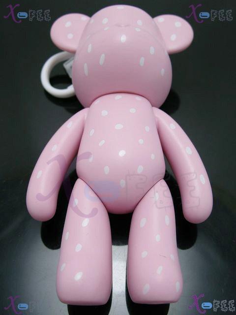 gj00027 Pink Cute Charm Lucky Collection Car Ornament Figurine Silica Gel Bear Pendant 1