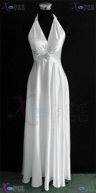 hspd00004 Cocktail Skirt Prom Party Custom-Made Halter Full Dress 1