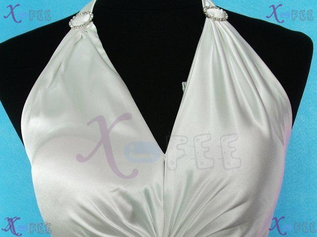 hspd00004 Cocktail Skirt Prom Party Custom-Made Halter Full Dress 4