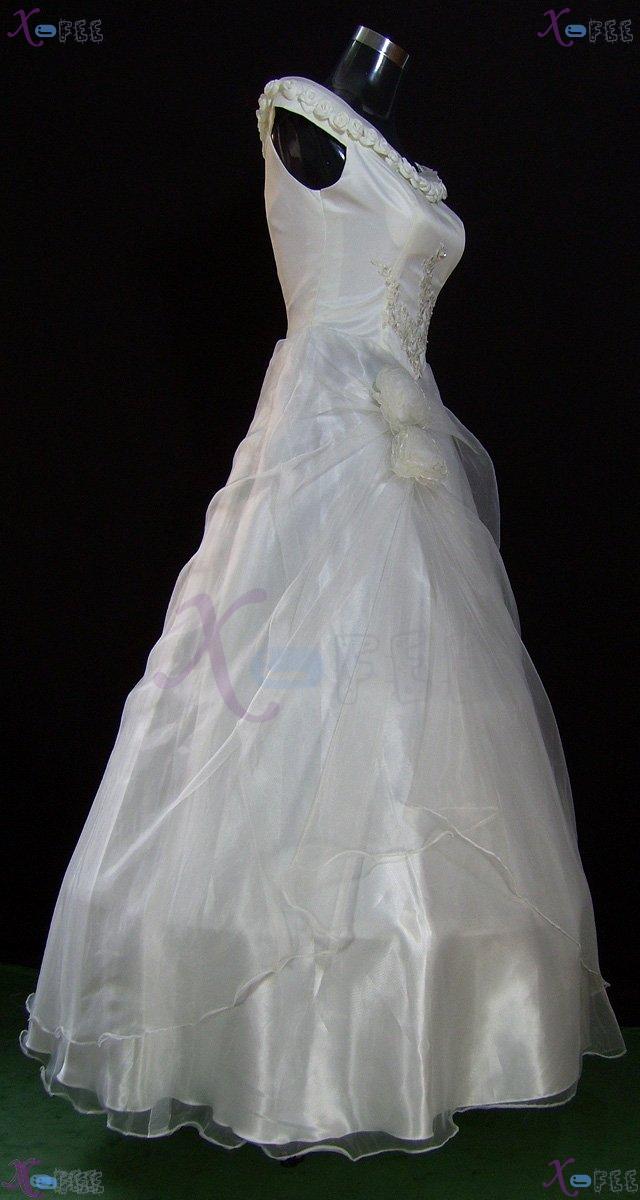 hsw00003 Formal Wedding Dress Rose Flower All Sizes Custom-made 2