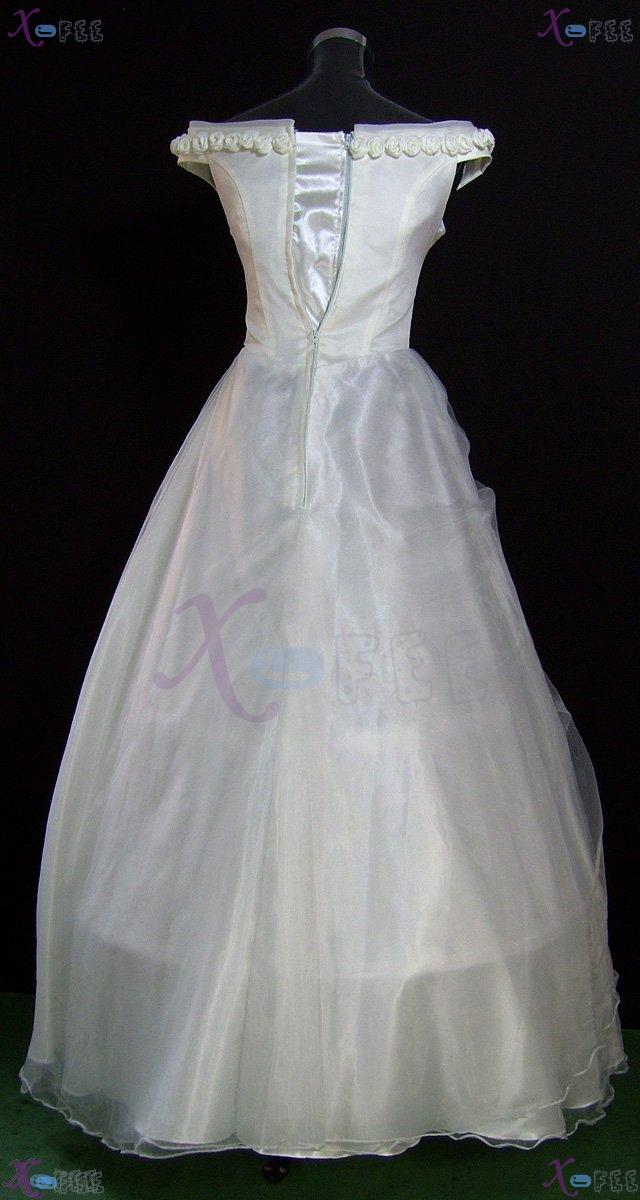 hsw00003 Formal Wedding Dress Rose Flower All Sizes Custom-made 3