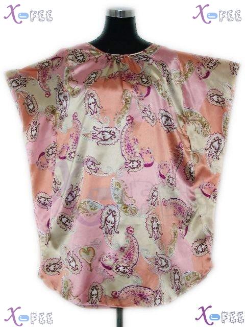 isy00015 Hot! Ladies's Clothing Nightdress Robe Sleepwear Cashew Flower Bat Pajamas M 2
