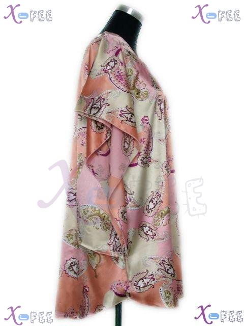 isy00015 Hot! Ladies's Clothing Nightdress Robe Sleepwear Cashew Flower Bat Pajamas M 4
