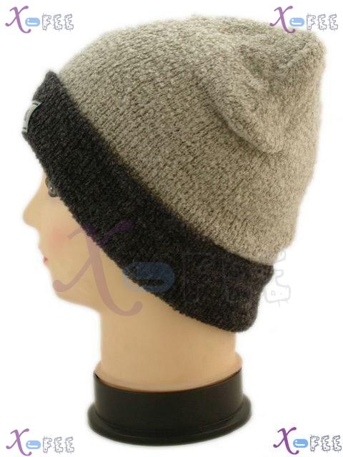 mzst00285 Modish Wheat Unisex Accessory Collection Warm Beanie Knit Crochet Winter Hat 1
