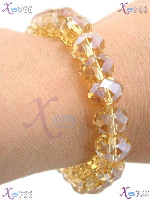sl00346 Glittering Fashion Jewelry Polyhedral Auspicious China Crystal Beads Bracelet 4
