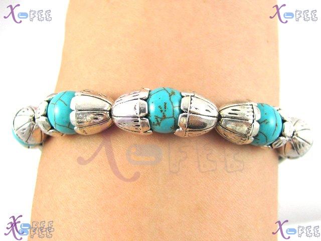 sl00594 Collection Fashion Jewelry Turquoise Alloy Tibet Silver China Minority Bracelet 4