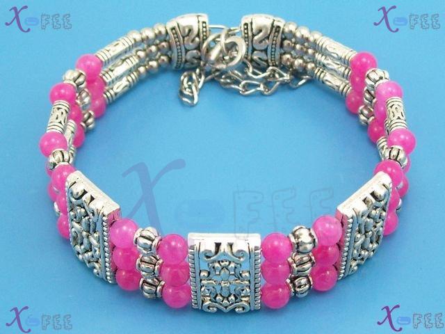 sz00243 New Modish Agate Amulet Tibetan Jewelry Silver Bracelet 2