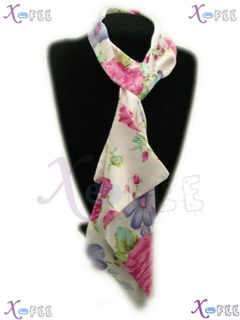xfj00092 Hot New Fashion Women Accessory Magic Silk Scarf Flower Neckerchief Scarf Wrap 6