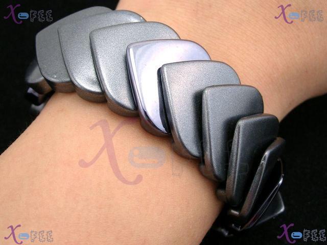 yklb00075 Collection Woman Fashion Jewelry Metropolis DimGray Acryl Stretch Love Bracelet 3
